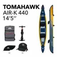 Надувное каноэ на двоих Aqua Marina 14.5 Tomahawk AIR-K 440 2025