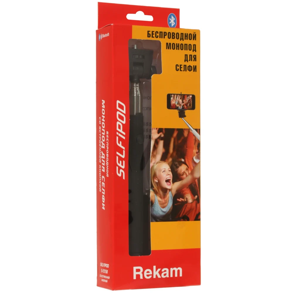 Rekam SelfiPod S-555 черный Монопод для селфи Rekam SelfiPod S-555 черный