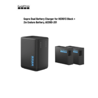 GoPro Dual Battery Charger GoPro Dual Battery Charger + Аккумулятор Enduro 2шт для HERO13 Black AEDBD-201