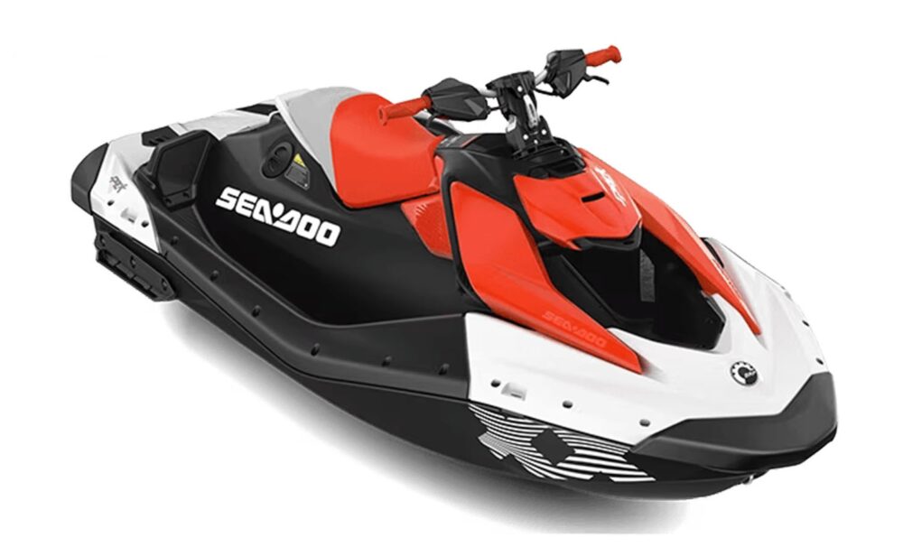 049a06f0d853b5e2c2ae4e36bfd224d1 Гидроцикл BRP SPARK 1UP TRIXX Red - white