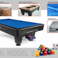 "521a7a506c45ddc8e6102245d94b180e.webp" Бильярдный стол Model 3 9ft (Пул)
