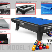 "f387c0b62a906f620ba99f20007ae74a.webp" Бильярдный стол Model 1 9ft (Пул)